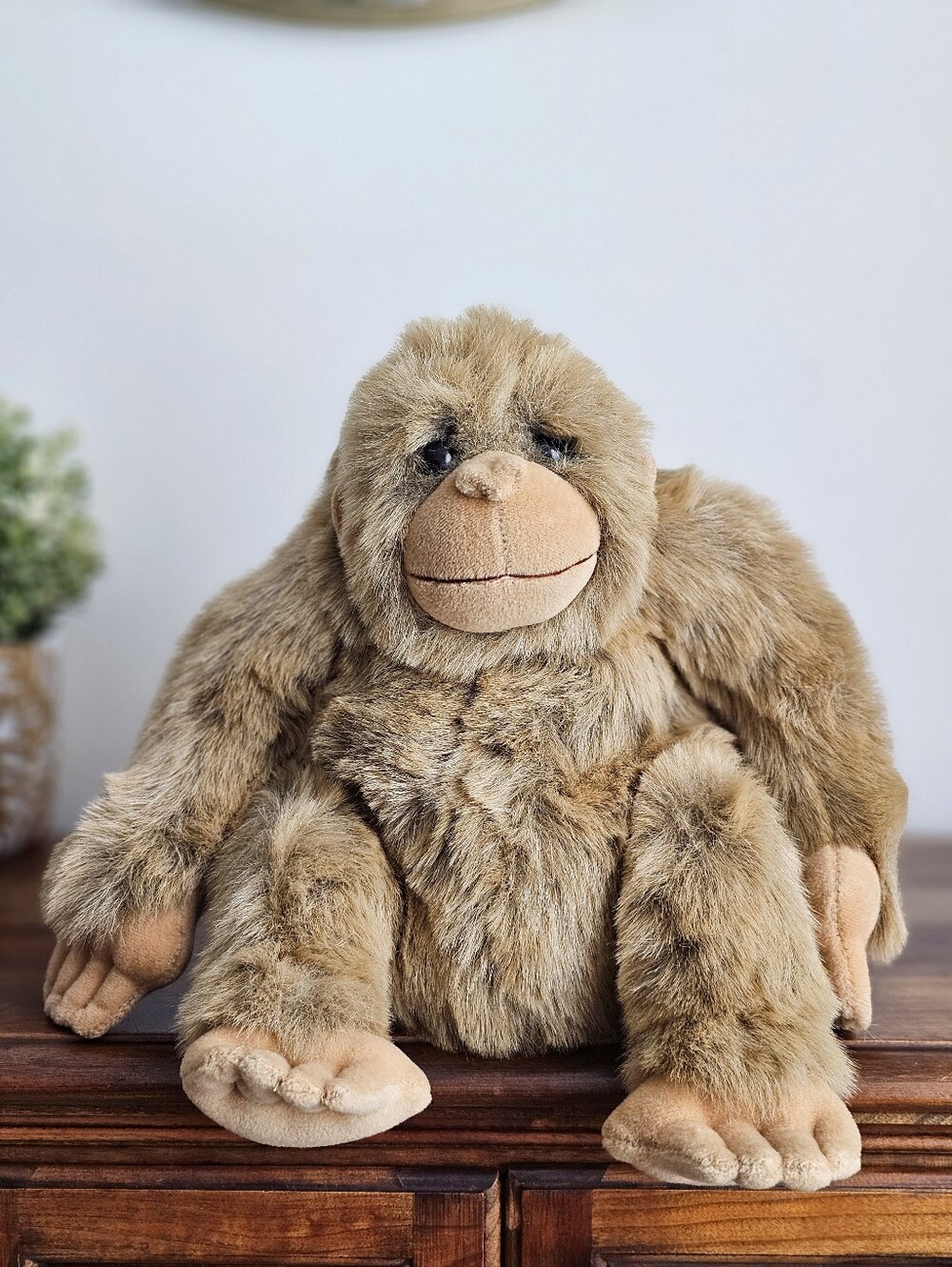 Dakin Lou Rankin Friends Chimpanzee Monkey Plush Stuffed Animal Applause Brown